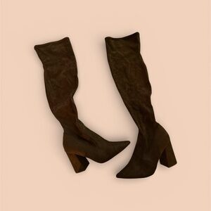Steve Madden Dark Brown Over the Knee Boots